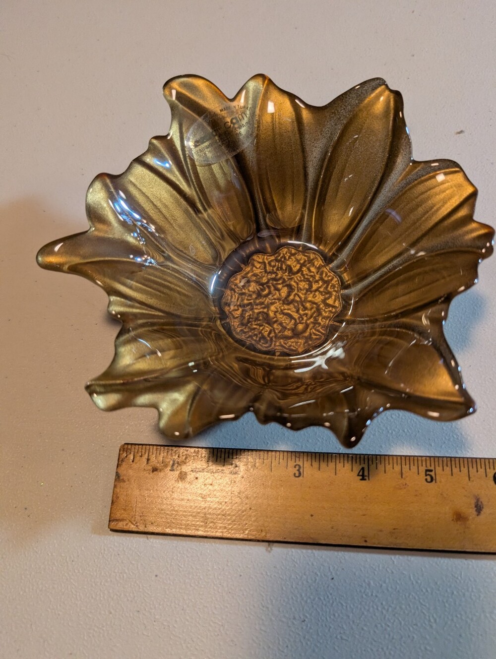 Akcam Glass Flower Bowl